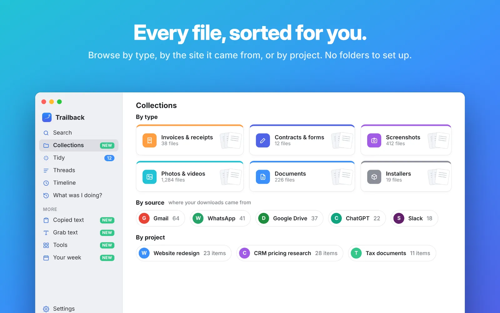 Trailback: Find, Organize & Tidy Files on Mac screenshot 3