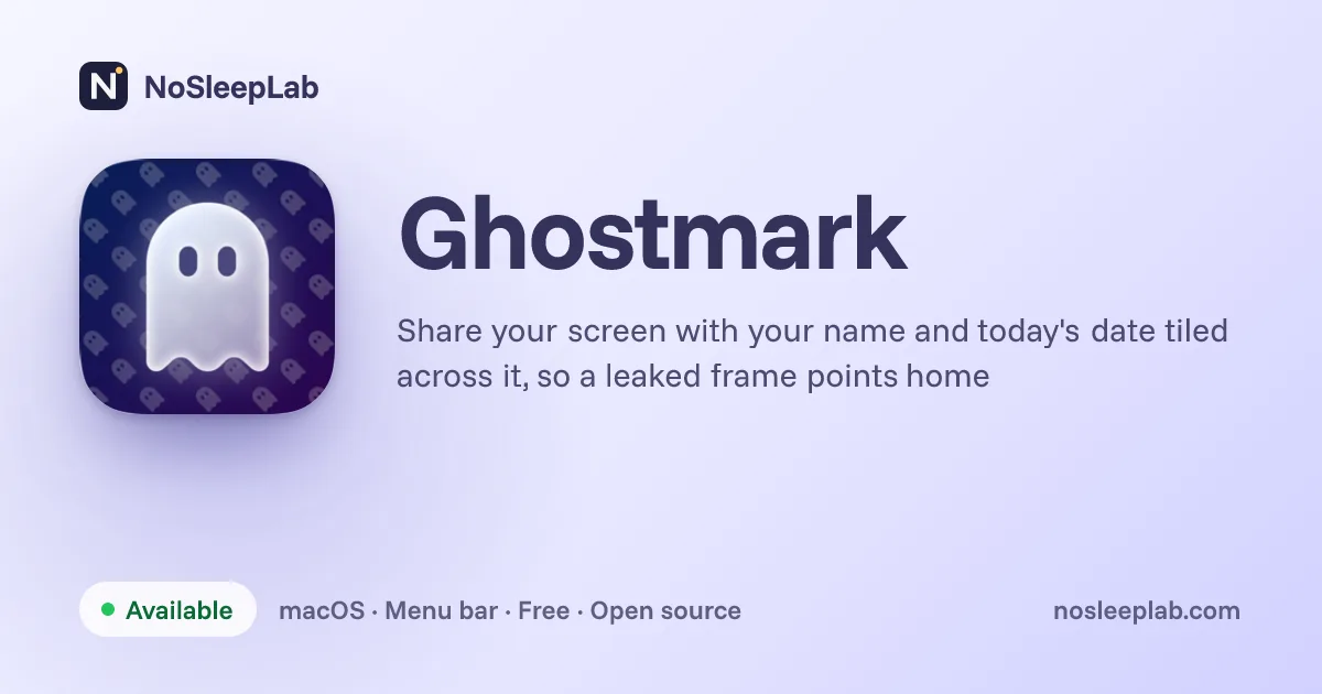 Ghostmark screenshot 1