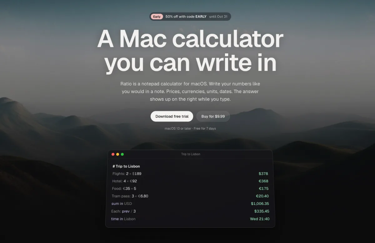 Ratio screenshot 1