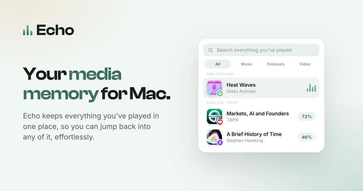 Echo screenshot 1