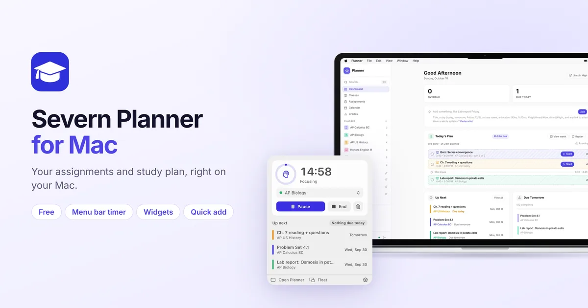 Severn Planner screenshot 1