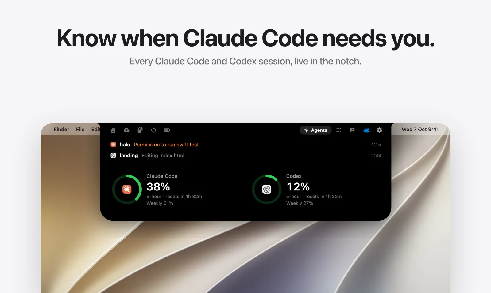 Halo: Dynamic Island for Mac, even without a notch screenshot 6