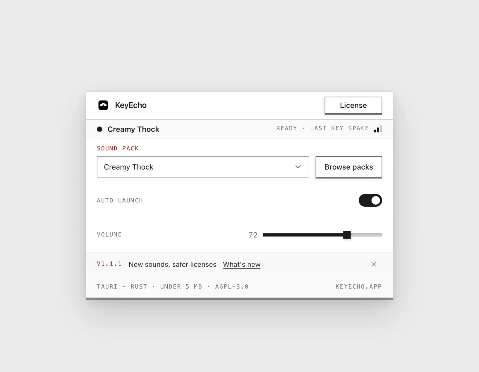 KeyEcho screenshot 2