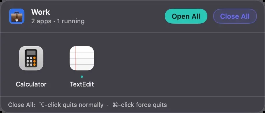 Cybokron Dock Groups screenshot 2