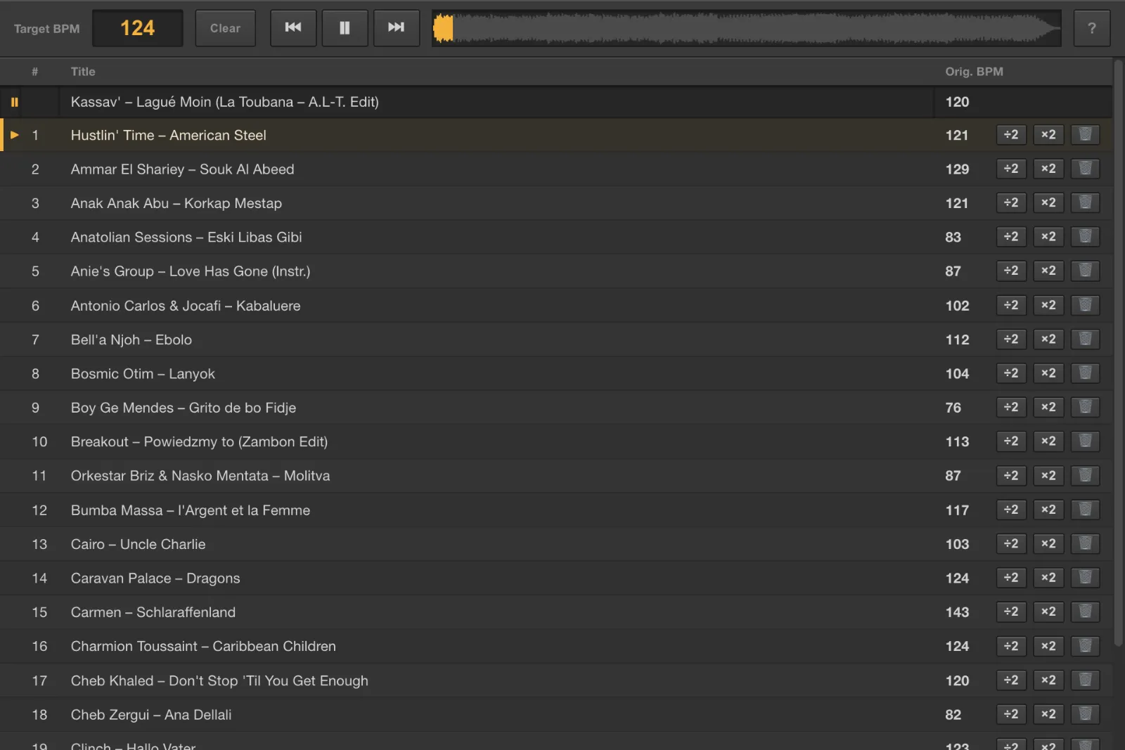 BPM Player screenshot 2