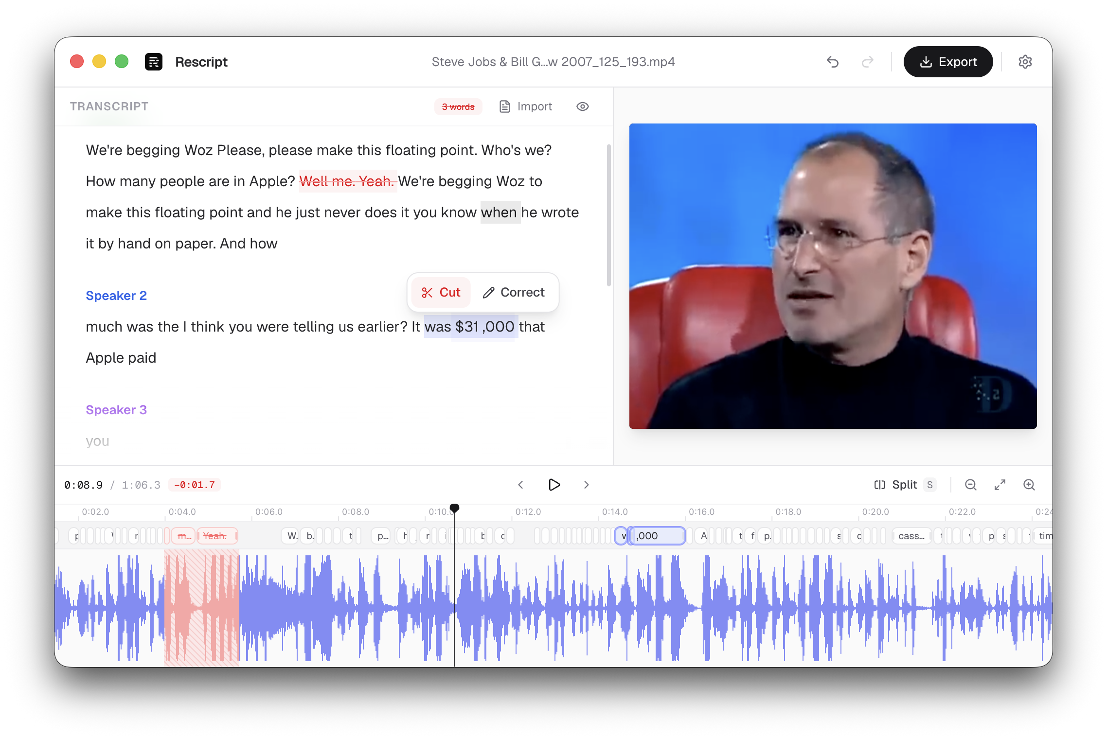 Rescript – Edit videos like you edit text — image 3