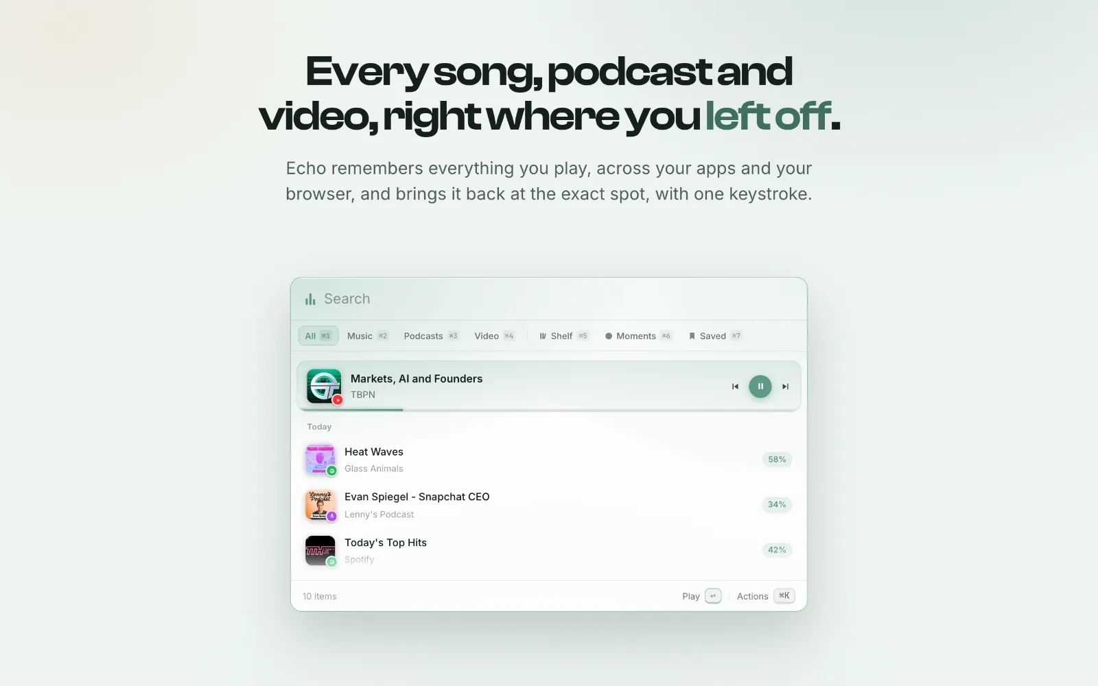 Echo screenshot 2