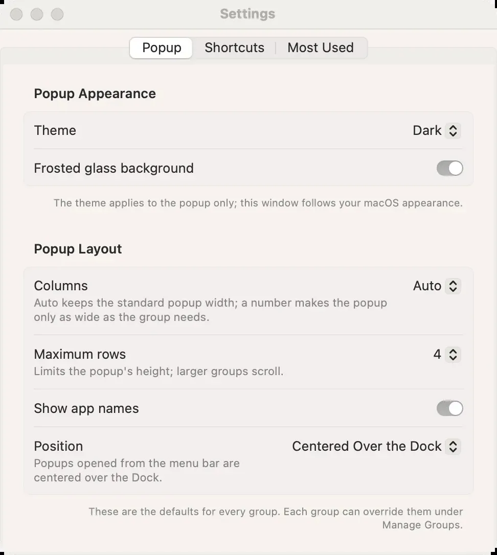 Cybokron Dock Groups screenshot 4