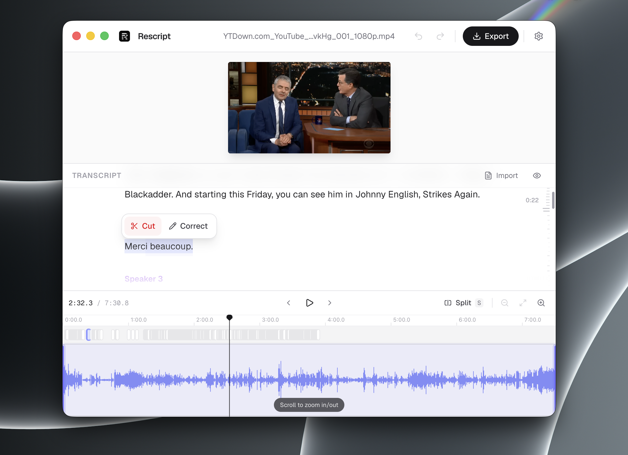 Rescript – Edit videos like you edit text — image 6