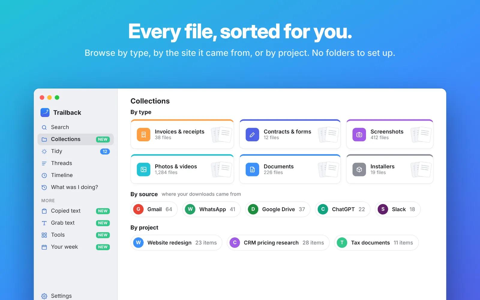 Trailback: Find, Organize & Tidy Files on Mac — image 3