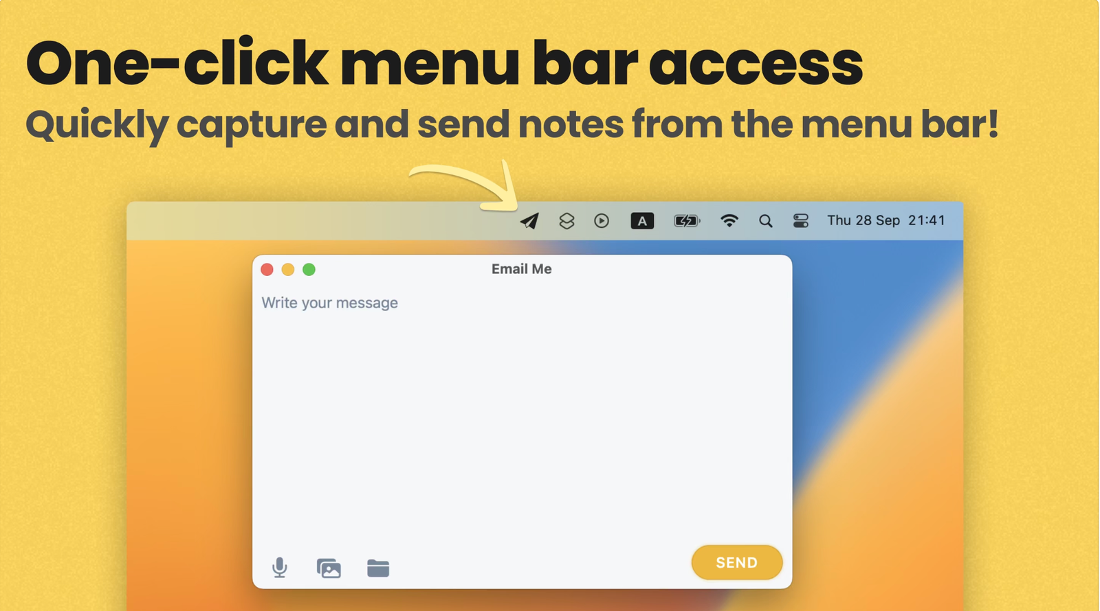 Audio Notes formerly Email Me — image 1