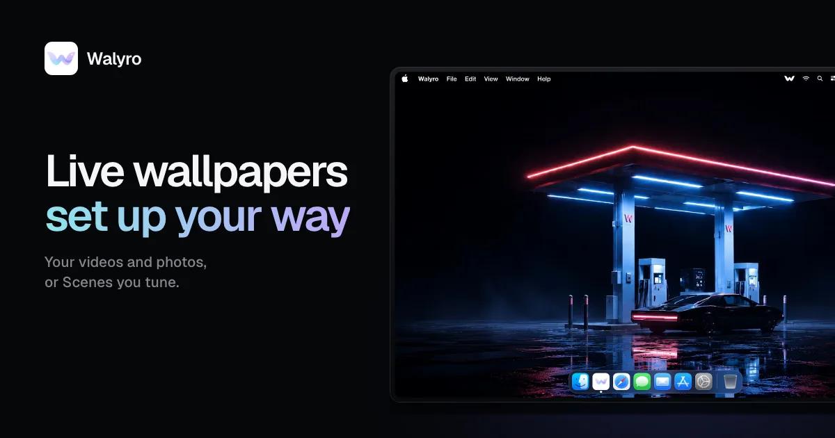 Walyro - Video Wallpaper App for Mac — image 1
