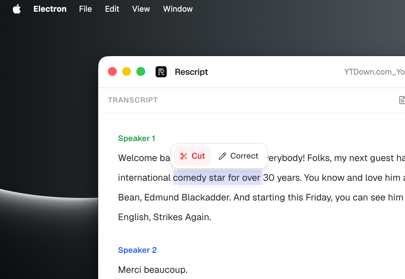 Rescript – Edit videos like you edit text — image 5