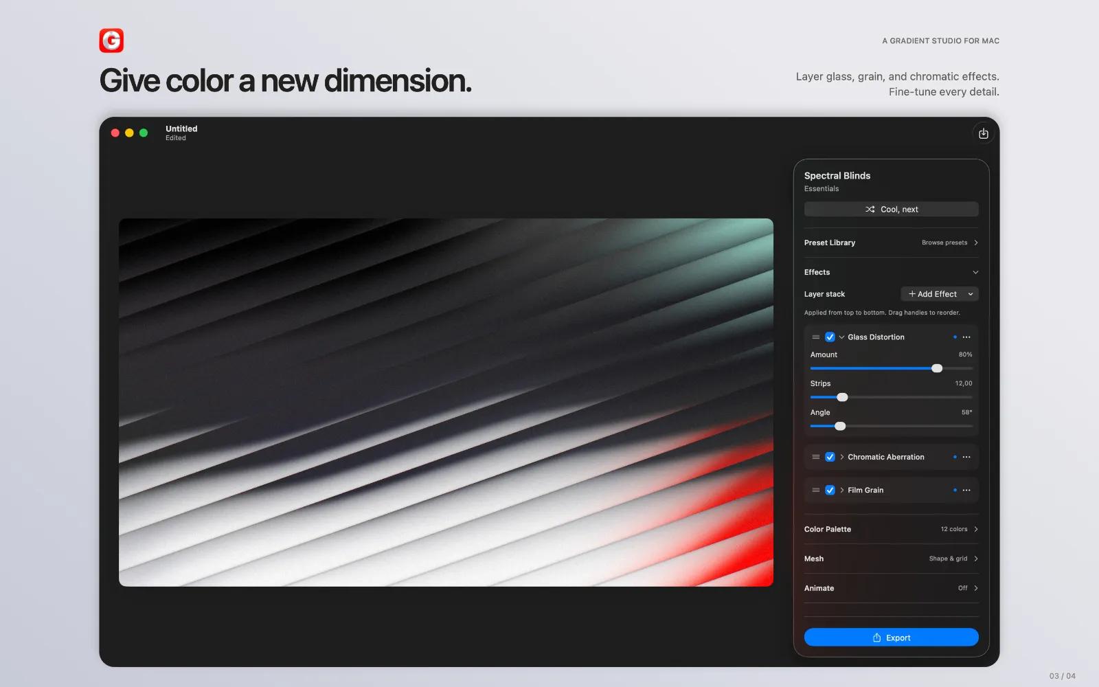 The missing gradient studio for Mac, Gradients.cool — image 4