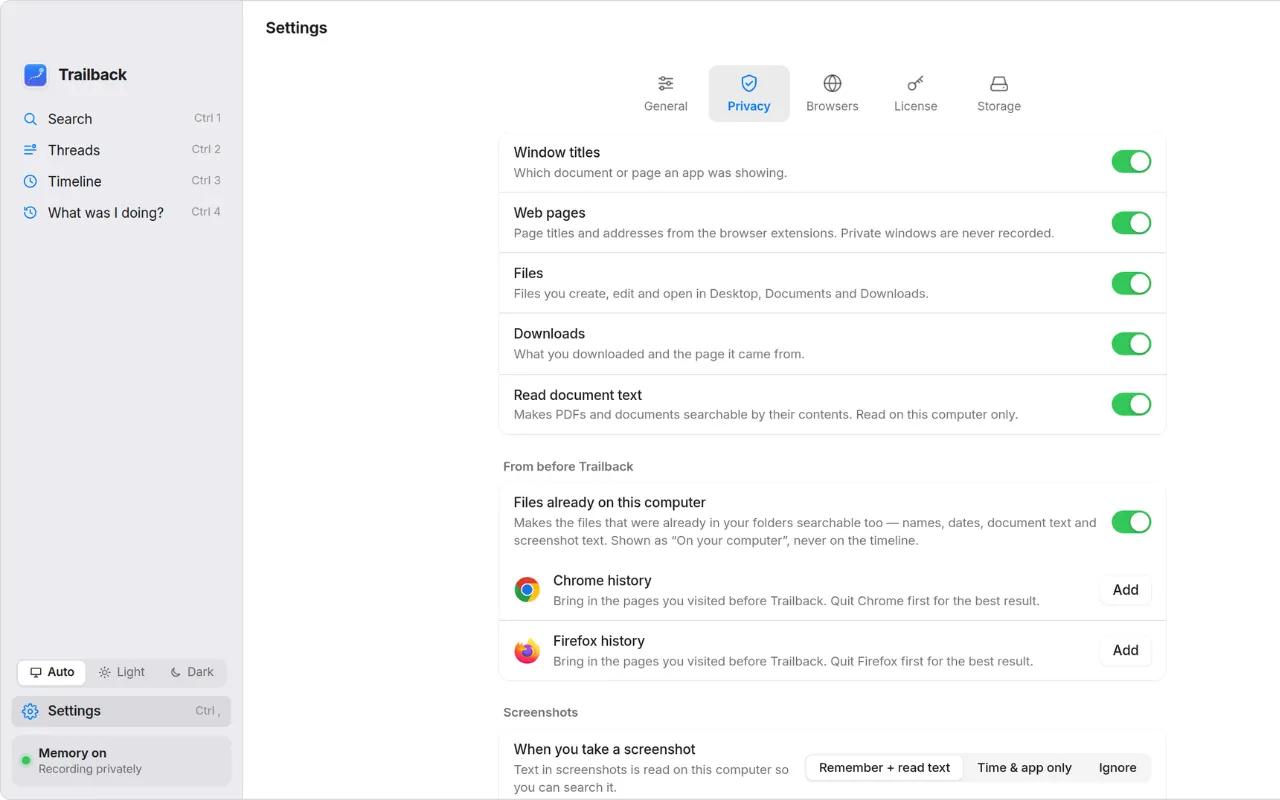 Trailback - remember everything you do — image 5