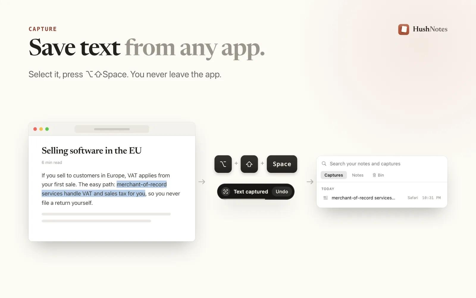 HushNotes: floating Mac notes, hidden from screen shares — image 4