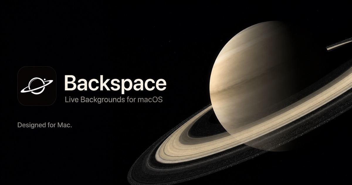 Backspace: macOS Live Wallpapers — image 1