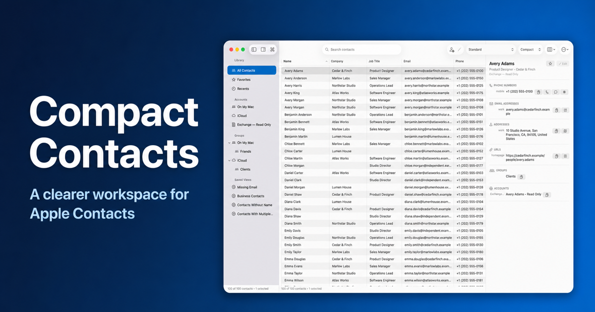 Compact Contacts — image 1